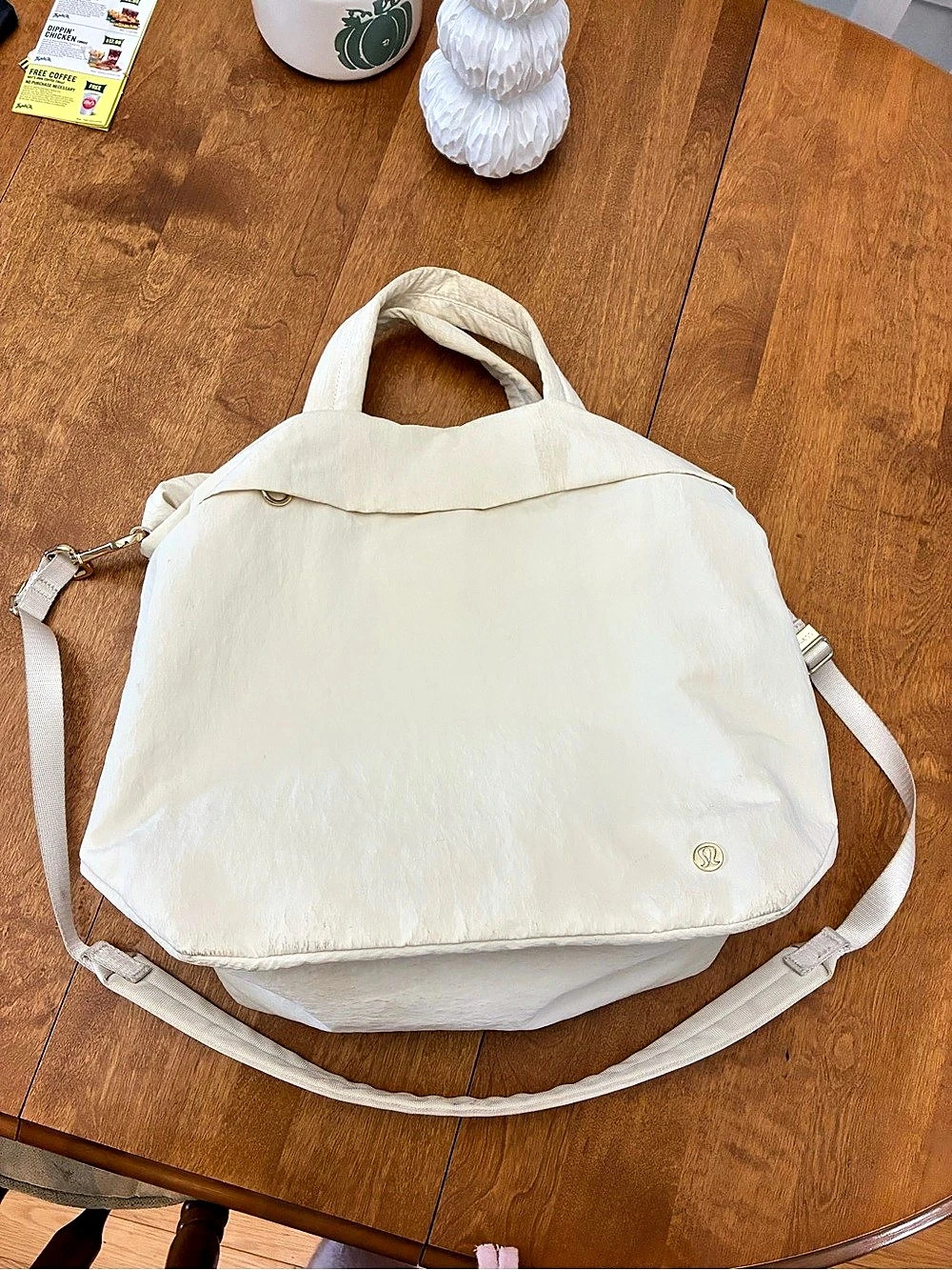 Lululemon Easy Days Backpack 20L Cream Convertible Tote